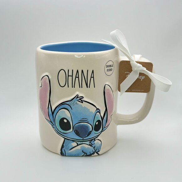 OHANA Stitch mug by Rae Dunn | Ohana coffee mug | Mug with adorable Stitch - Picture 1 of 5